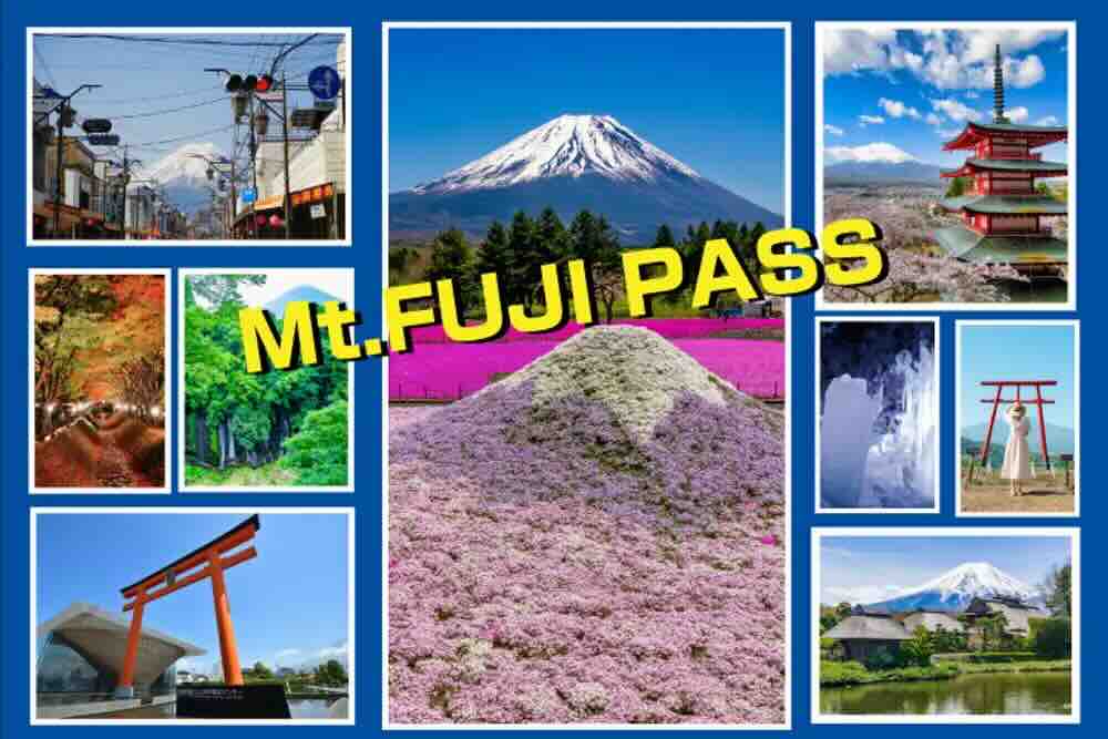 可搭乘河口湖周遊巴士的富士山交通周遊券 Mt. Fuji Pass
